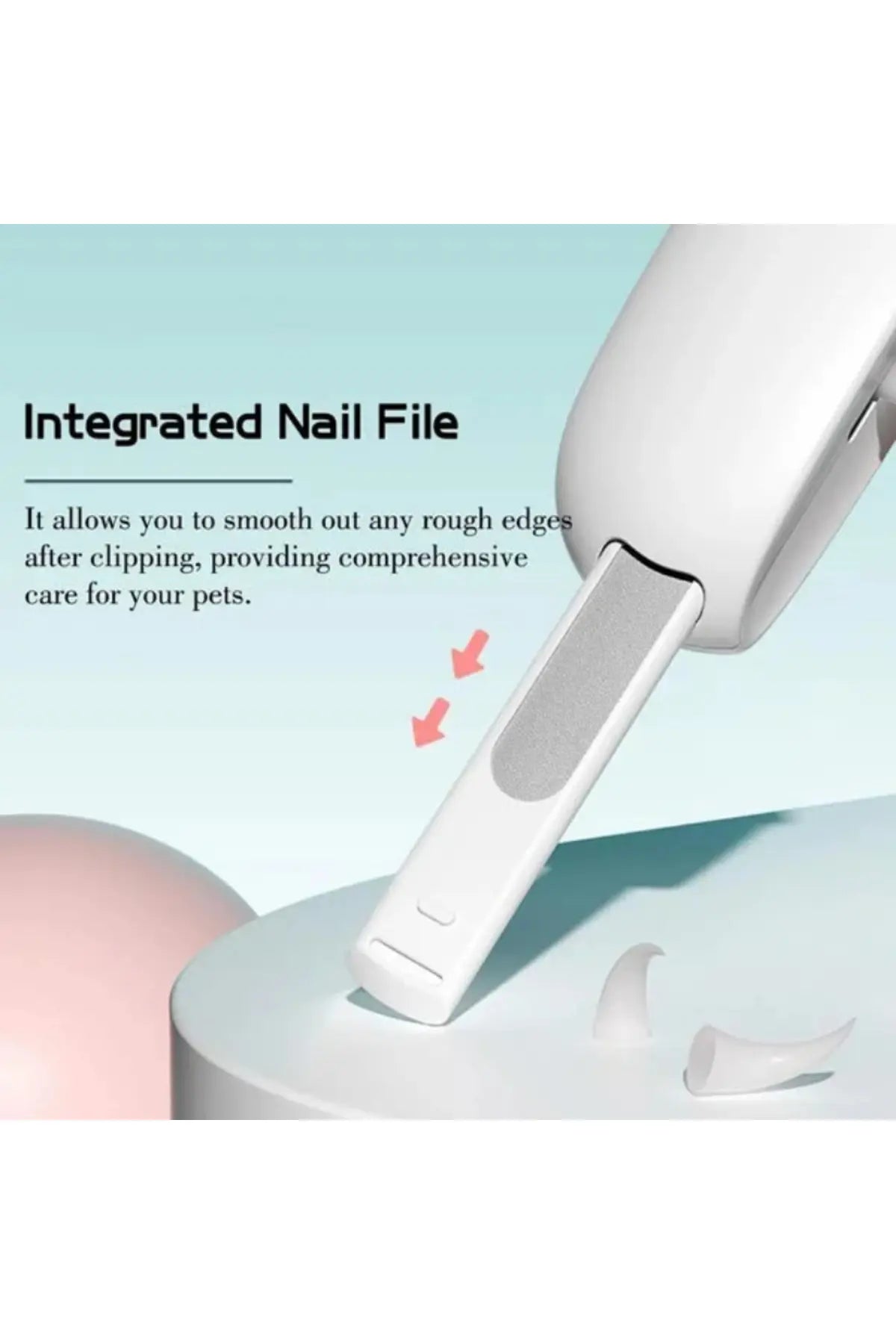 Miorapet Törpülü Hazneli Ayarlanabilir Kedi Köpek Tırnak Makası