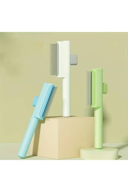 Miorapet Sık Dişli Basmalı Kedi Tarağı (tavşan tüyü gibi ipeksi kısa küçük tüyler için uygundur)