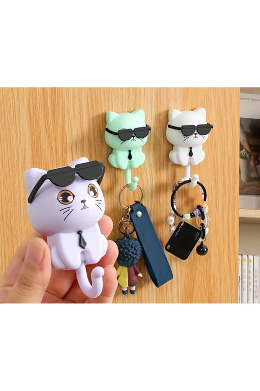 Miorapet Kedi Figürlü Askılık