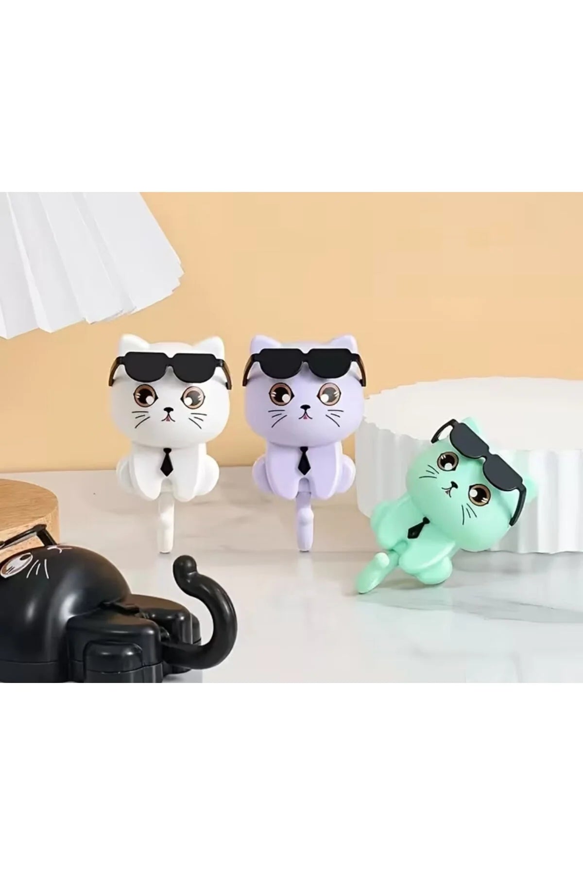 Miorapet Kedi Figürlü Askılık