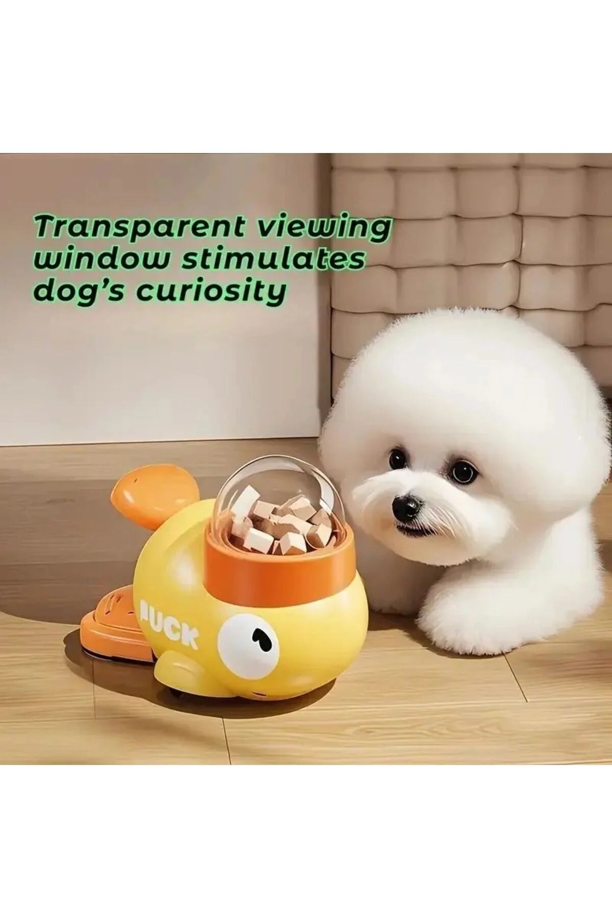 Miorapet Sevimli Ördek Kedi/Köpek Ödül Mamalı Zeka Oyuncağı