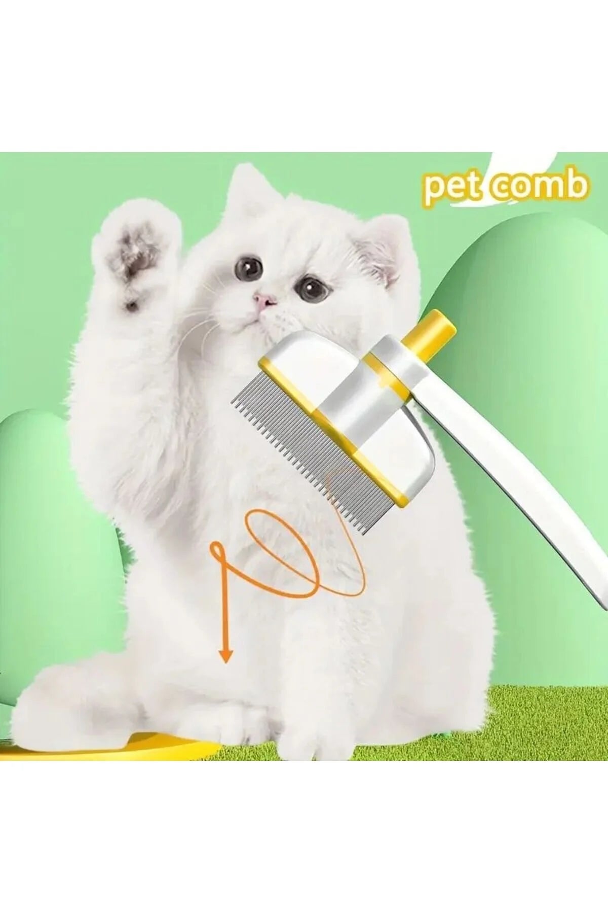 Miorapet Döner Başlıklı Kedi/ Köpek Tarağı